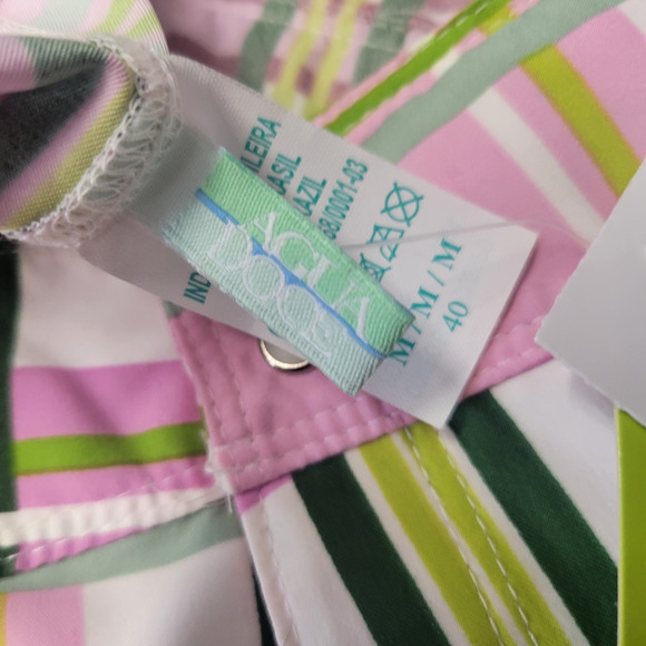 Agua Doce Shorts Womens Medium Plaid Swim Boardshorts Brazilian Beach Swimwear - Picture 6 of 11